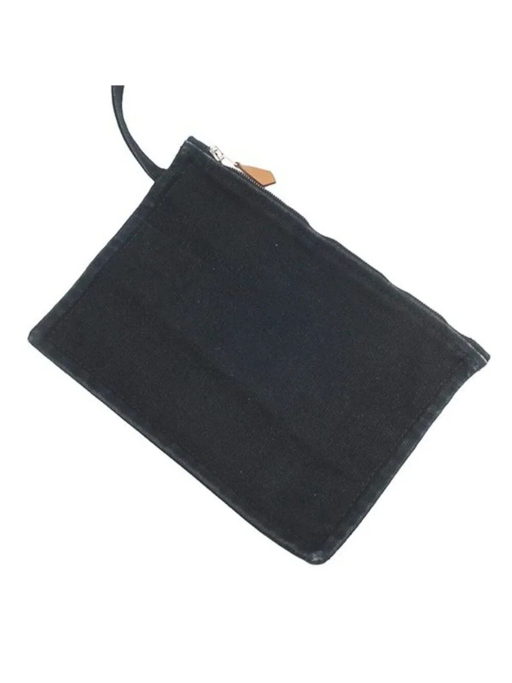 Hermes Tote Bag Cannes PM Canvas Black White